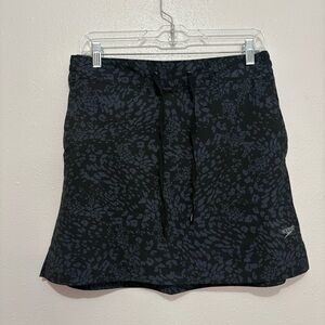 Speedo Black and Blue Patterned Apparel